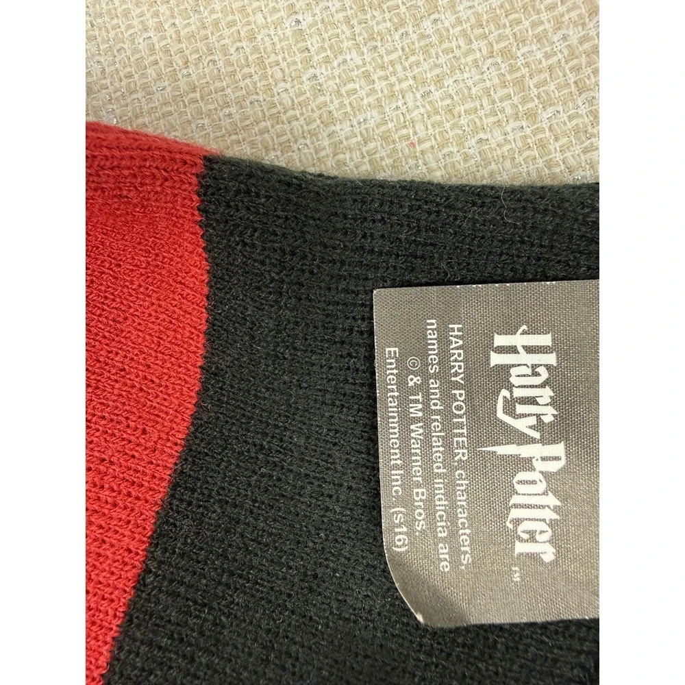 Harry Potter Gryffindor Scarf Bioworld Black Red Yellow‎ Licensed